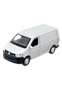 DZC KUZENLER AVM Volkswagen Transporter T6 Van Çek Bırak Metal Gövde Minibüs Gri 12 Cm