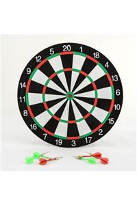 Tolun Trend Çift Taraflı 40 Cm Dart Tahtası Ve 6 Adet Ok