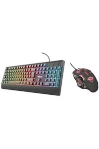 Trust Ziva Rava Aydınlatmalı Oyuncu Klavye Mouse Bundle