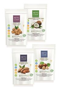 KetoCook Un Quadro Set (4x100 Gram) Badem+fındık+ceviz+hindistan Cevizi