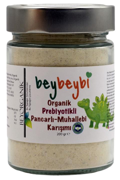 BEYBEYBİ Beyorganik Organik Pancarlı Muhallebi Karışımı Prebiyotik 200gr