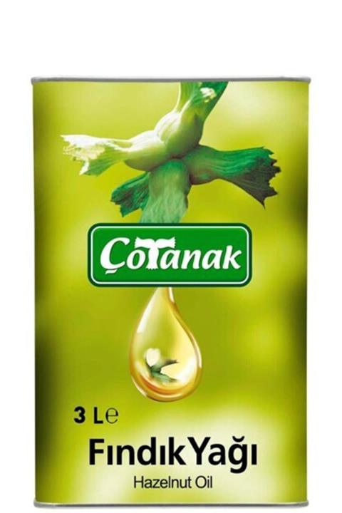 Çotanak Fındık Yağı 3 lt