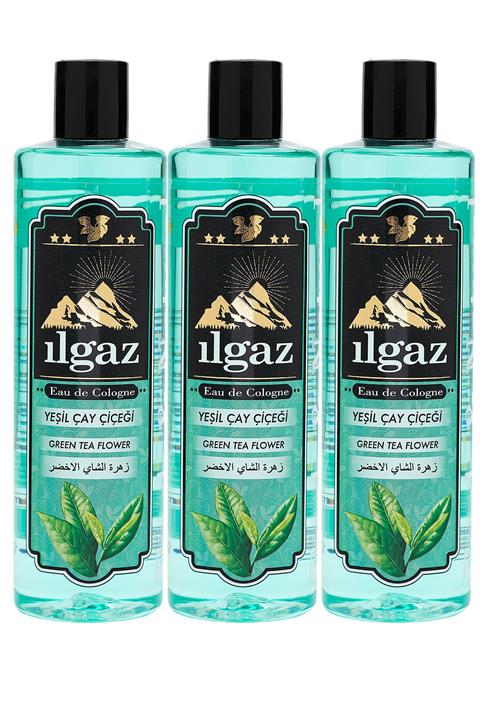 ILGAZ Elit 400ml 3'lü 60° Yeşil Çay Kolonyası
