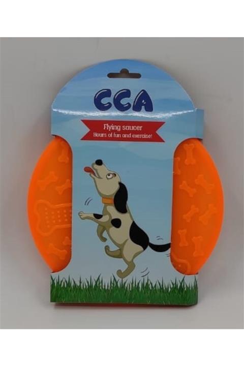CCA Frizbi Kedi Köpek Oyuncak Küçük Boy Turuncu