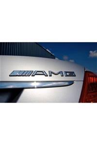 MEDİCAR Mercedes Amg Logo Metal Krom Amblem Bagaj Yazısı Orıjınal