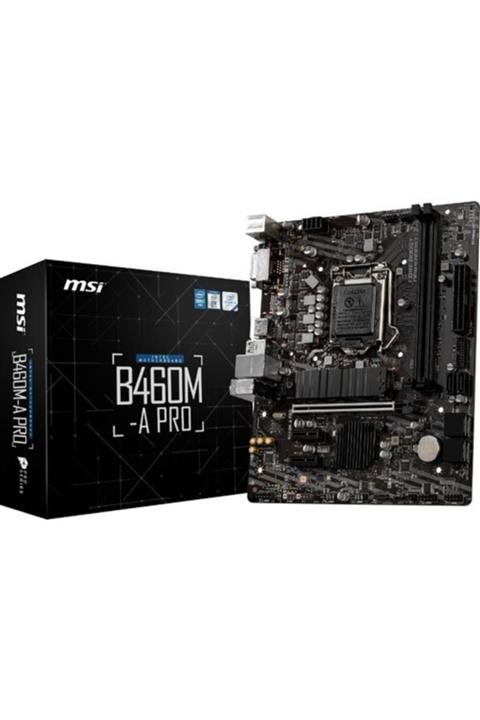 MSI B460m-a Pro Intel B460 2933mhz Ddr4 Matx Anakart