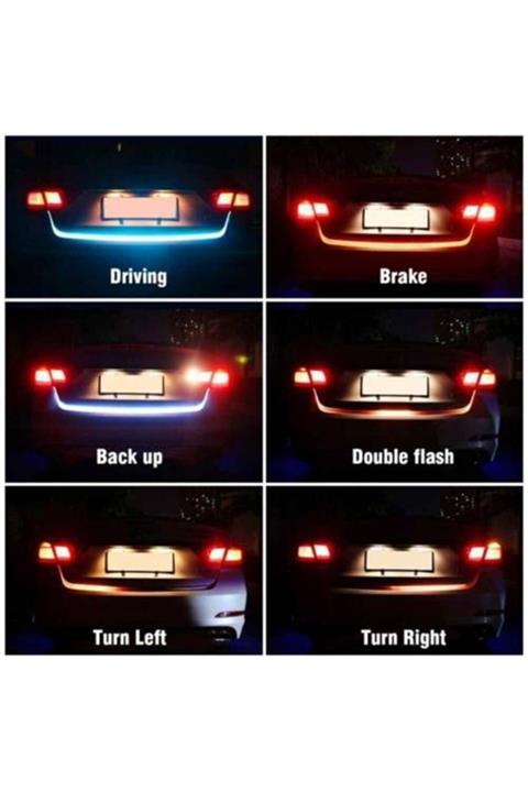 Unikum Mercedes Maybach Bagaj Altı Kayan Led Rgb Su Geçirmez Silikon Yüzey 120 Cm