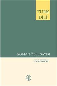 Türk Dil Kurumu Yayınları Roman Özel Sayısı 154 Temmuz 159 Ar Kolektif