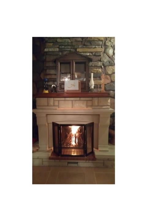 Metlino Şmn3 Metal Dekoratif Siyah Ferforje Şömine Önü Siperliği