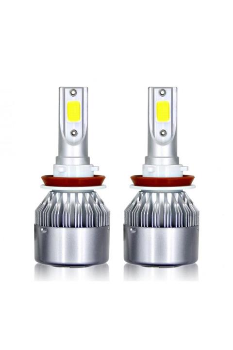 pekars H11 Fanlı Led Xenon Led Zenon Far Ampulü Yeni Nesil Şimşek Etkili