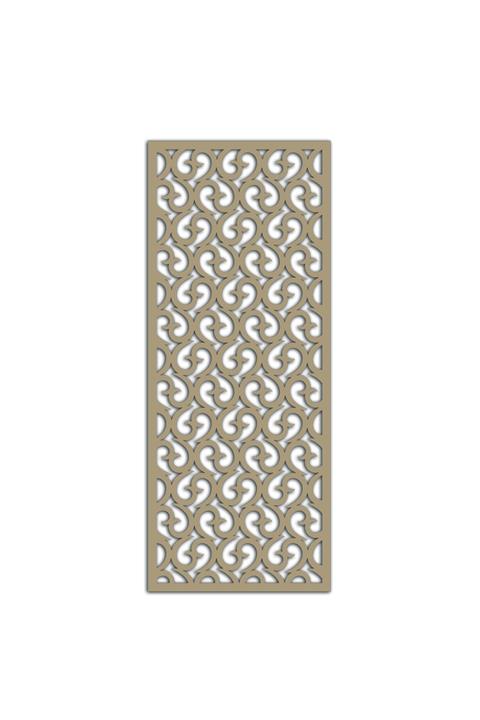 Liar Dekor Liar Ahşap Seperatör (Paravan) - KSP-09 - (10 mm) - (85 cm x 210 cm) - (Ham)