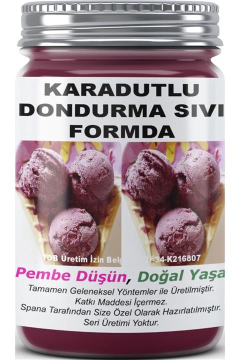 SPANA Karadutlu Dondurma Sıvı Formda  330gr