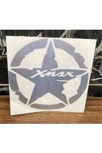 Gogo Yamaha Xmax Under Armour Beyaz Etiket Sticker