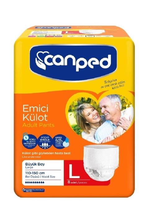 Canped Emici Külot Büyük Boy 8'li