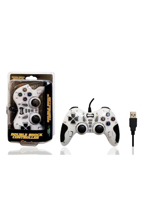 Trendfone Pl-2585 Pc Uyumlu Usb Joystick Kırmızı Oyun Kolu Gamepad