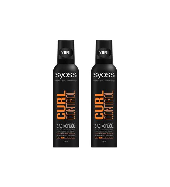 Syoss Curl Control- Bukle Belirginleştirici Köpük 250 ml x 2 Adet