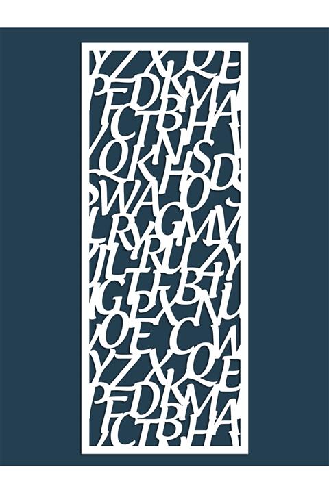 Liar Dekor Liar Ahşap Seperatör (Paravan) - KSP-01 - (18 mm) - (100 cm x 210 cm) - (Beyaz)