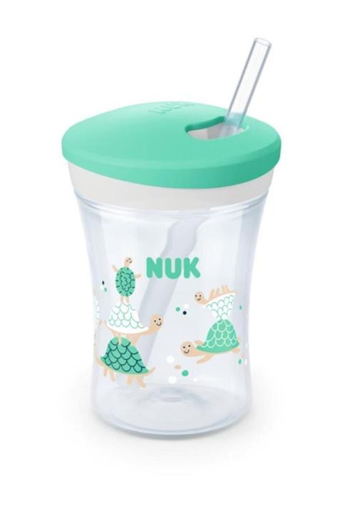 Nuk Yeni Action Cup Evo Damlatmaz Bardak Suluk 230 ml Yeşil