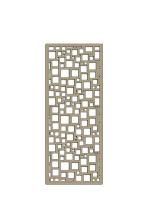 Liar Dekor Liar Ahşap Seperatör (Paravan) - KSP-20 - (10 mm) - (100 cm x 210 cm) - (Ham)
