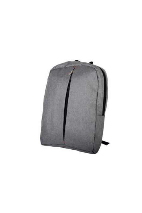 KAYAMU Unisex Gri Klasik Model Kare Sırt Çantası