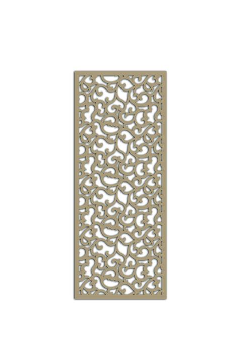 Liar Dekor Liar Ahşap Seperatör (Paravan) - KSP-207 - (10 mm) - (100 cm x 210 cm) - (Ham)