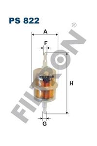 Filtron Şeffaf Benzin Ara Filtre (küçük Tip) Üniversal