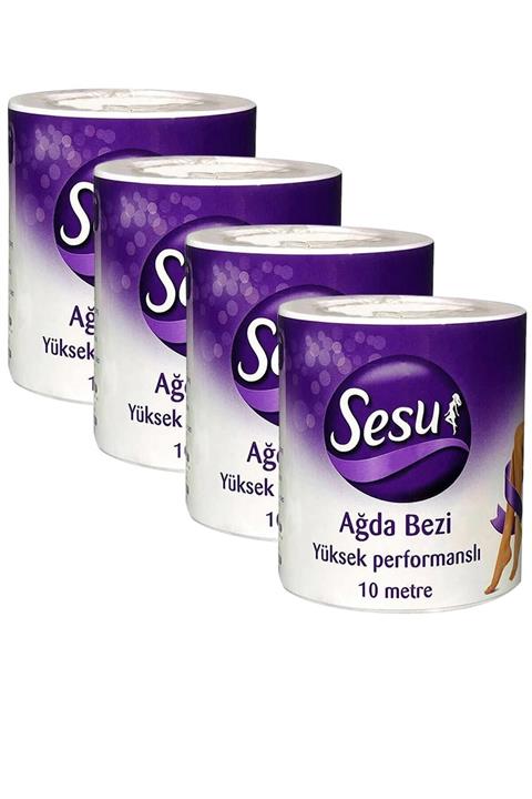 Sesu Yüksek Performanslı Ağda Bezi 10 Metrex4 Adet