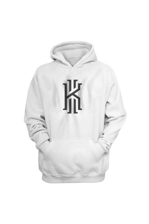 usateamfans Erkek Beyaz Kyrie Irving Hoodie Sweatshirt