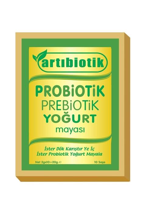 Doğadan Bizim Artıbiotik Probiotik Prebiotik Yoğurt Mayası 10'lu Paket