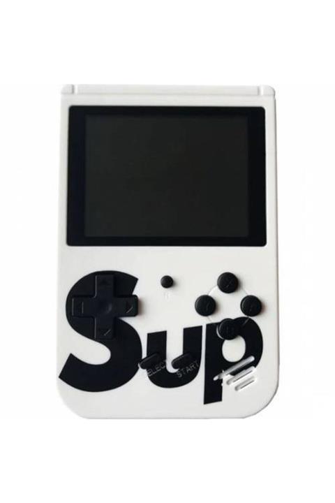 ATARI Teknomarketim Sup Mini Atari Video Oyun Konsolu Gameboy 400 Oyunlu Game Beyaz