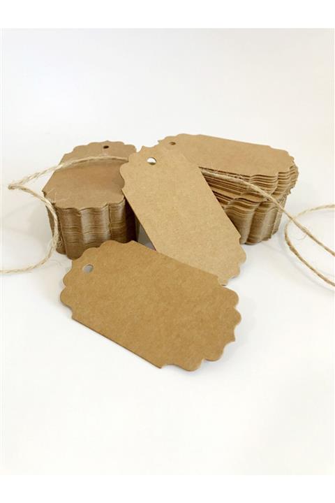 ÜPM Kraft Etiket / 100 Adet