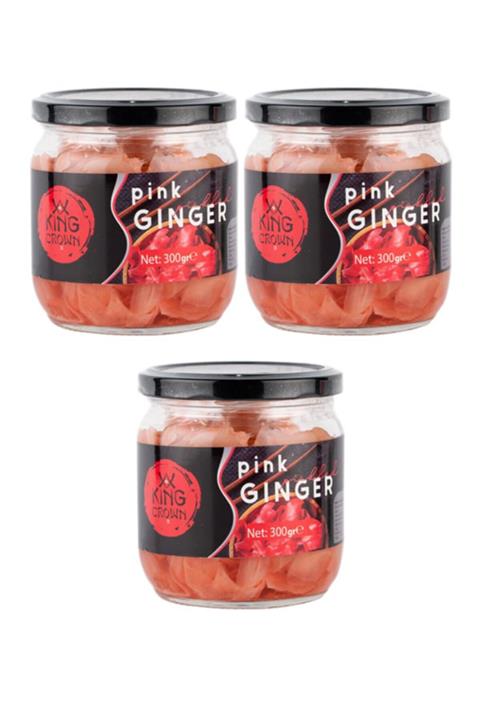 King Crown Zencefil Turşusu Pembe 300 Gr Adet 3