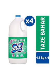 ACE Klasik Çamaşır Suyu Bahar 17,2kg (4,3 Kg X 4)