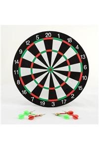 Matystore Çift Taraflı 40 Cm Dart Tahtası Ve 6 Adet Ok