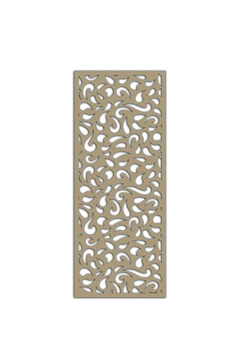 Liar Dekor Liar Ahşap Seperatör (Paravan) - KSP-67 - (18 mm) - (85 cm x 210 cm) - (Ham)