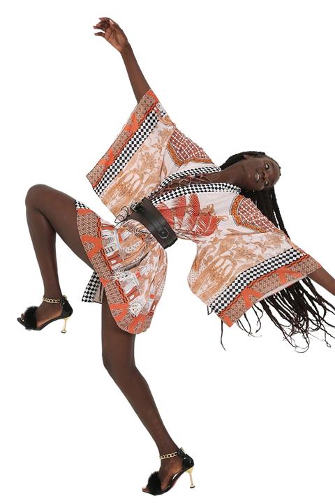 usraka Tasarımlı 2021-2022 Kış Koleksiyonu Kimono