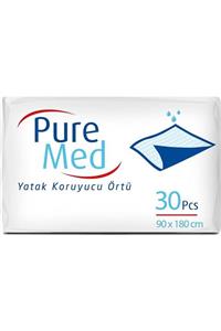 Puremed Hasta Yatak Koruyucu 90*180 cm 30 Adet Tekli Paket