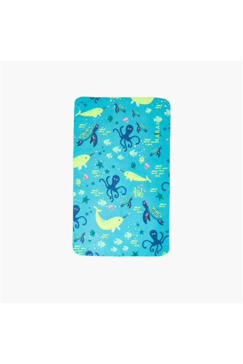 Nabaiji Mikrofiber Havlu - L - Baskılı - 80 X 130 Cm