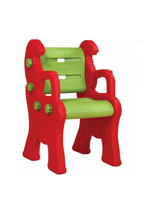 EXECTUS Çocuk Sandalye Kırmızı/yeşil