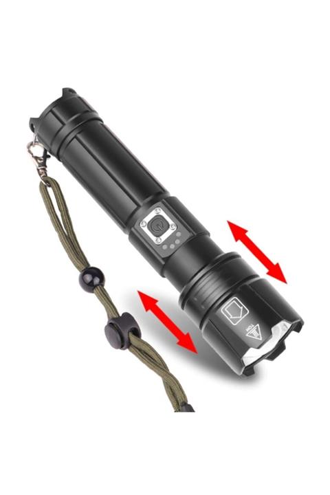 Heider Xhp90.2 Ultra Parlak 18650 Led El Feneri 200-500 M