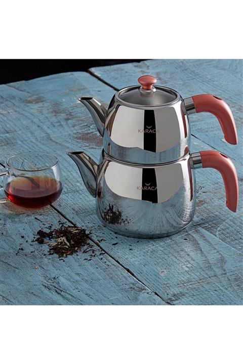 Karaca Galya Çaydanlık Takımı Somon