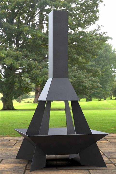 ZFR Roket Açık Hava Bahçe Şöminesi Ateş Çukuru Özel Tasarım