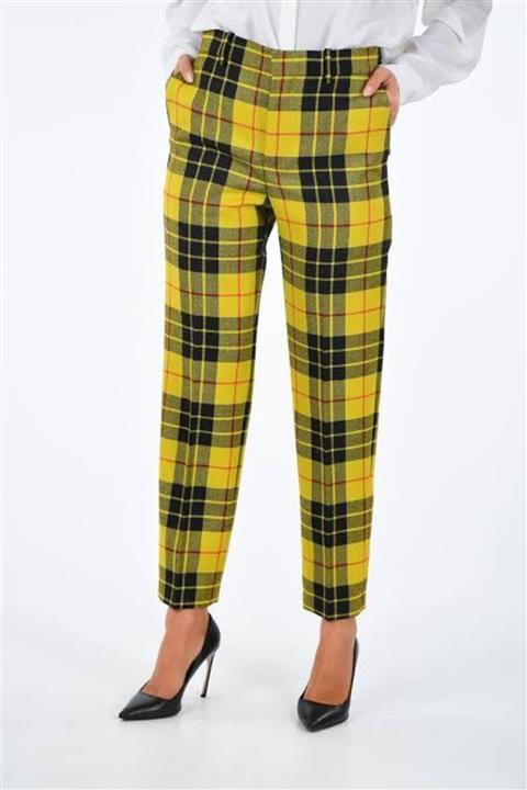 ZAVİRA Kare Desenli Ekoseli Kadın Pantolon Primark (TREND)
