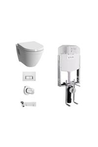 VitrA S50 Rım-ex Kanalsız Asma Klozet+tam Set Kampanyası