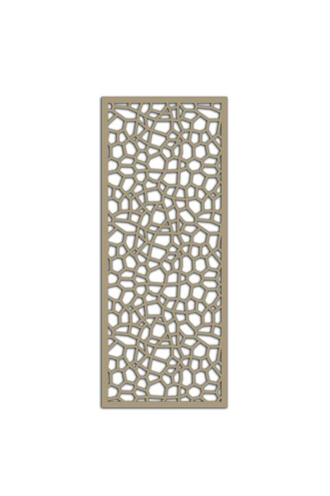 Liar Dekor Liar Ahşap Seperatör (Paravan) - KSP-30 - (18 mm) - (100 cm x 210 cm) - (Ham)