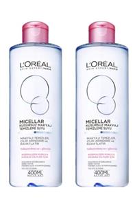 L'Oreal Paris Dermo Expertise Hassas Ciltler İçin Kusursuz Makyaj Temizleme Suyu 400 ml 2 Adet