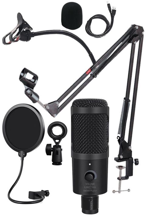Lastvoice Bm300plus Sta Set Stüdyo Condenser Usb Pc Mikrofonu (STAND VE FİLTRELİ)