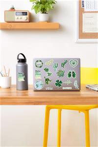 AR Sticker - Vsco Green Laptop Notebook Tablet Sticker Set 2