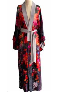 Silk Parade Saf Ipek Kimono