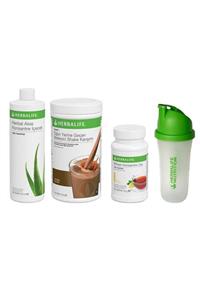 Herbalife Başlangıç Seti-6 1 Çikolatalı Shake + Limon 50gr Çay + Aloe Konsantre İçecek + Shaker